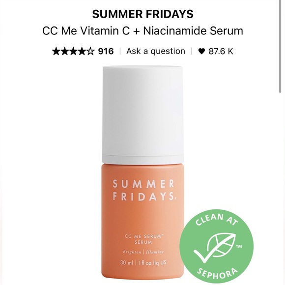 SUMMER FRIDAYS CC me vitamin C niacinamide serum - Picture 2 of 4